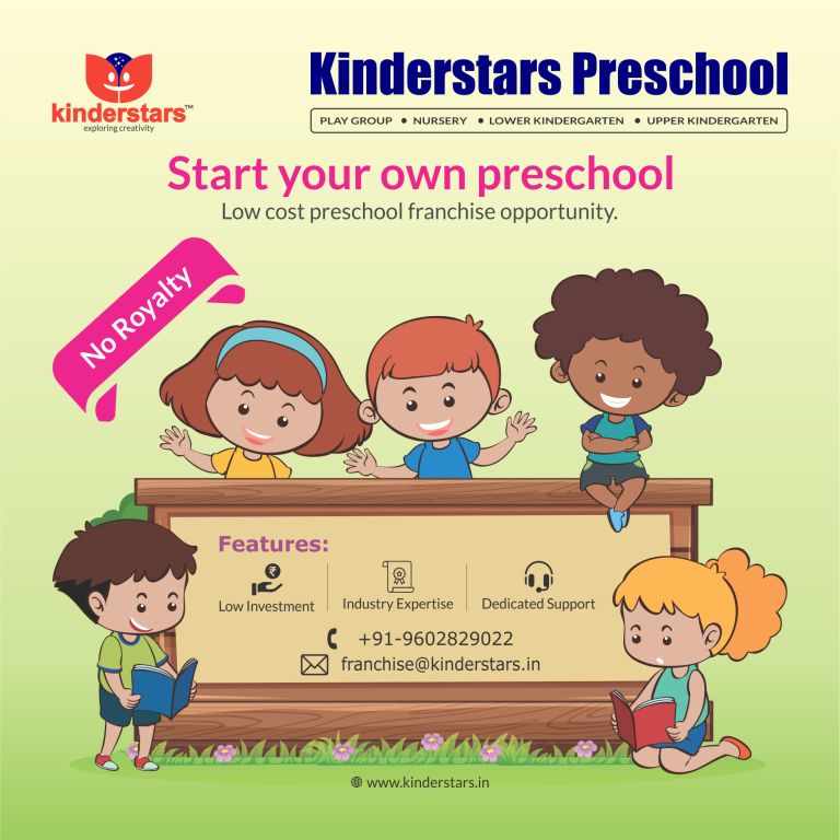 Low Cost Play School Franchise, Low Cost Preschool Franchise : Kinderstars  Preschool